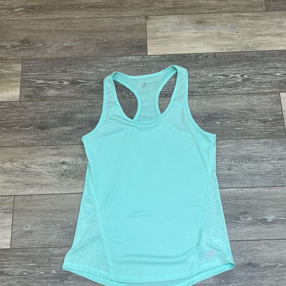 Skechers Green Fitted Tank Top